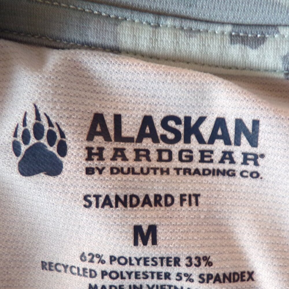 Alaskan Hardgear Fishing Men's M Camo Long Sleeve Lightweight Crewneck Shirt - Picture 9 of 10